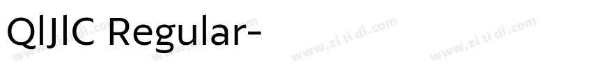 QlJlC Regular字体转换